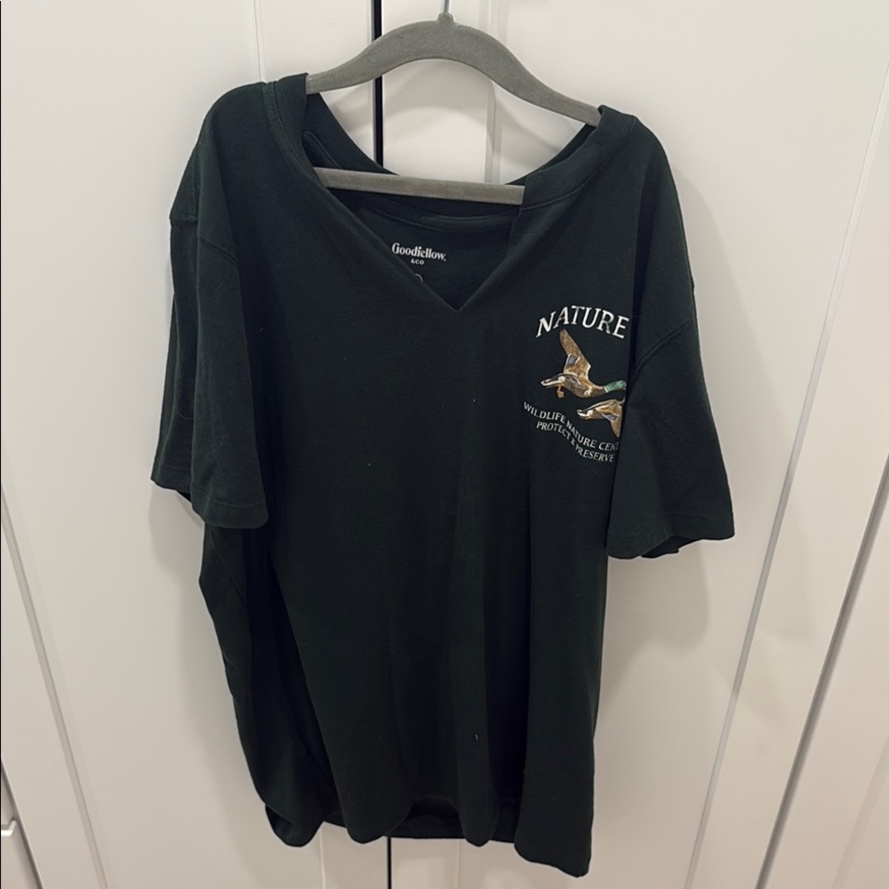 Goodfellow & Co. Black Nature Graphic Tee